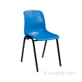 Chaise en PVC empilable de design ergonomique de luxe